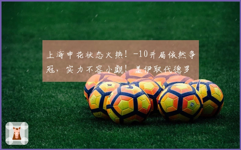 上海申花状态火热！-10开局依然争冠，实力不容小觑！盖伊取代德罗巴